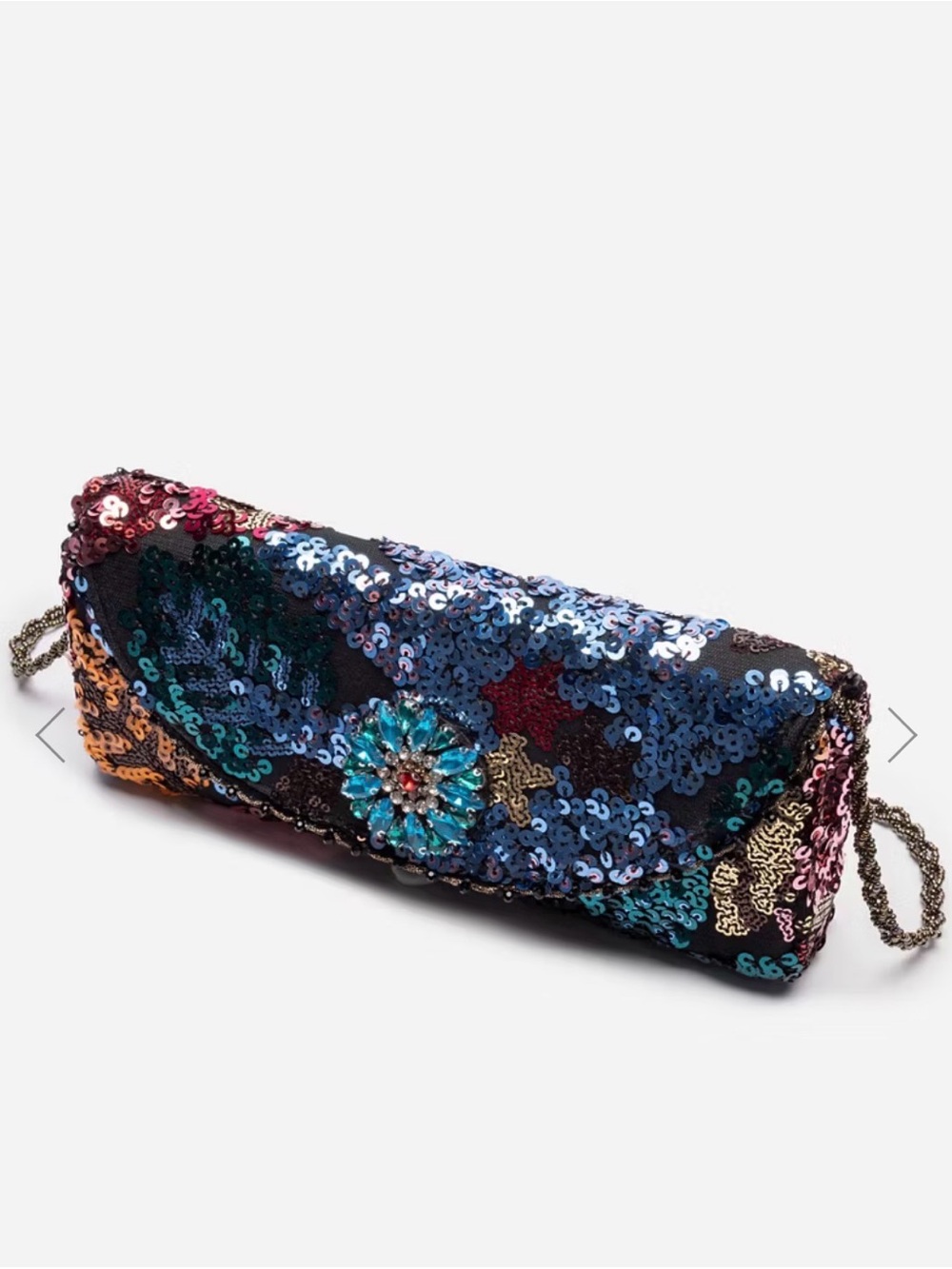 JOHNNY WAS Rosali Sequin Clutch Crossbody Evening Bag – NWT - Picture 2 of 6